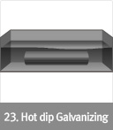 23. Hot dip Galvanizing
